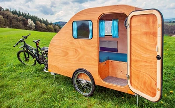 Faire du camping à vélo avec i:woody  - ECOCAMPS