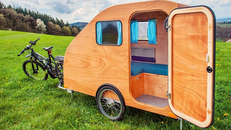 Faire du camping à vélo avec i:woody  - ECOCAMPS