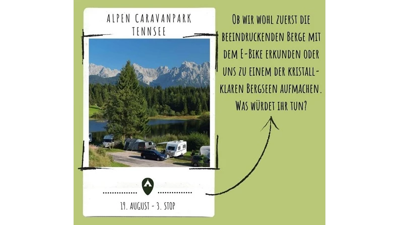 3. stanica: Alpine Caravan Park Tennsee – Krün - ECOCAMPS
