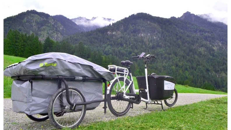 The route from Rottenbuch to Krün is the destination - ECOCAMPS