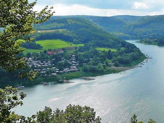 ECOCAMPS - Luftbild Campingplatz Asel-Süd Edersee Paradies - Camping Edersee Paradies