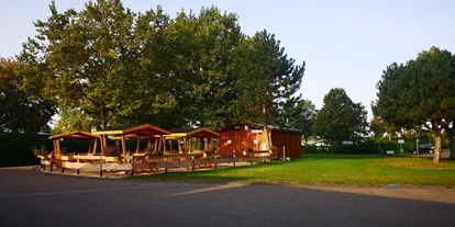 Campingplätze - Mietunterkunft: Blockhaus / Hütte - Region Schwaben - Campingpark Breitenauer See - Campingpark Breitenauer See
