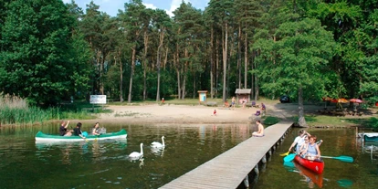 Campings - Freizeitangebote in der Nähe (<20km): Kanutouren - Priepert - Campingplatz am Leppinsee - Naturcamping am Leppinsee