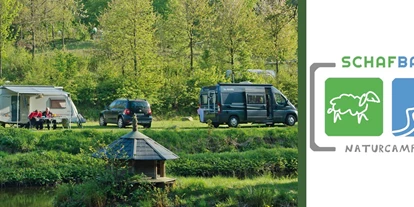 Campings - Mietunterkunft: Blockhaus / Hütte - Naturcampinganlage Schafbachmühle - Naturcampinganlage Schafbachmühle