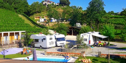 Campings - Lage: Am Feld - Carniola / Julische Alpen / Laibach / Zasavje - Saksida Wine & Camping Resort, Camping Saksida - Saksida Wine & Camping Resort, Camping Saksida