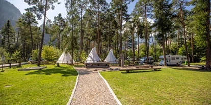 Campings - Lage: Am Wald - TCS Campnig Thusis Viamala - TCS Camping Thusis Viamala