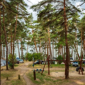 ECOCAMPS: Blick auf die Krumminer Wiek - Natur Camping Usedom