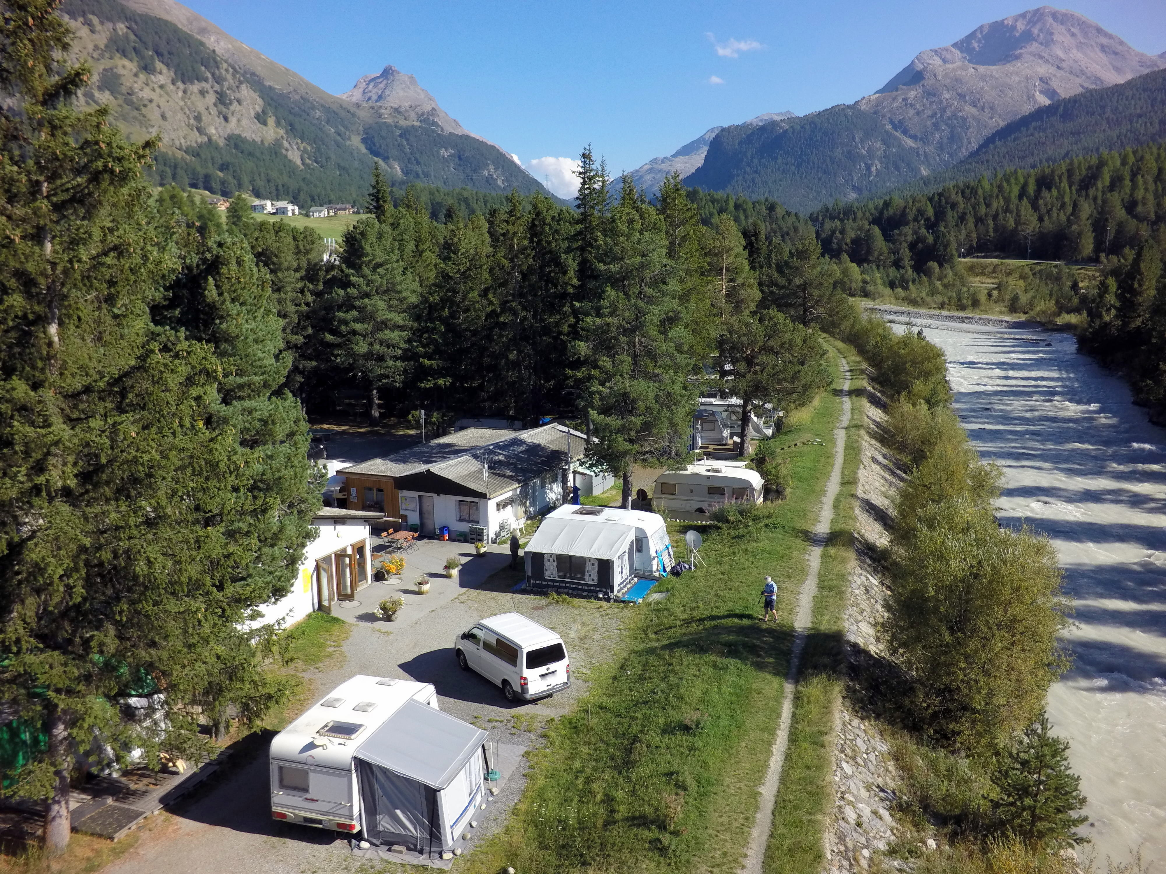 Campingplätze - Mobilität Verleih: Verleih von Fahrrädern - Graubünden - TCS Camping Samedan